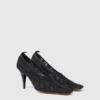 Square-Toe Lace Stiletto Pumps Square-Toe Lace Stiletto Pumps