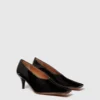 Square-Toe Patent Kitten Heels Square-Toe Patent Kitten Heels