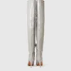 Square-Toe Patent Thigh-High Stiletto Boots Square-Toe Patent Thigh-High Stiletto Boots
