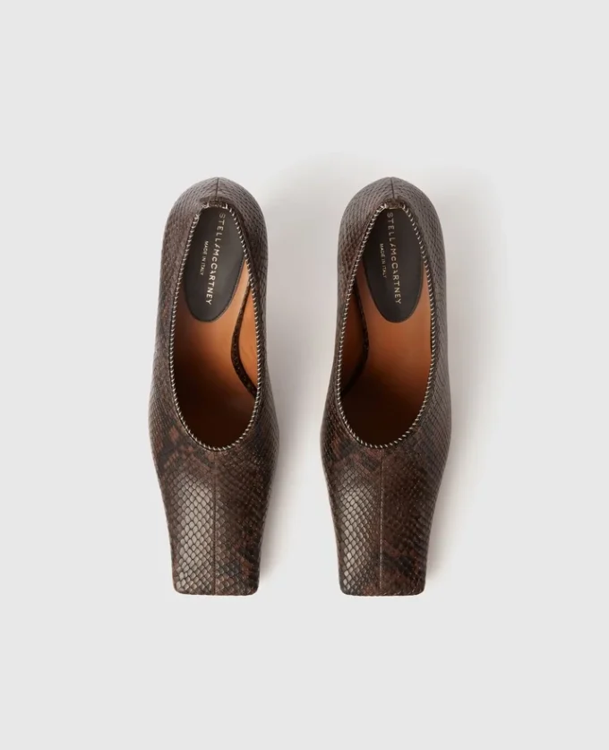 Square-Toe Snake Stiletto Pumps Square-Toe Snake Stiletto Pumps