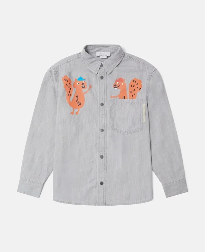 Squirrel Graphic Classic Shirt Squirrel Graphic Classic Shirt