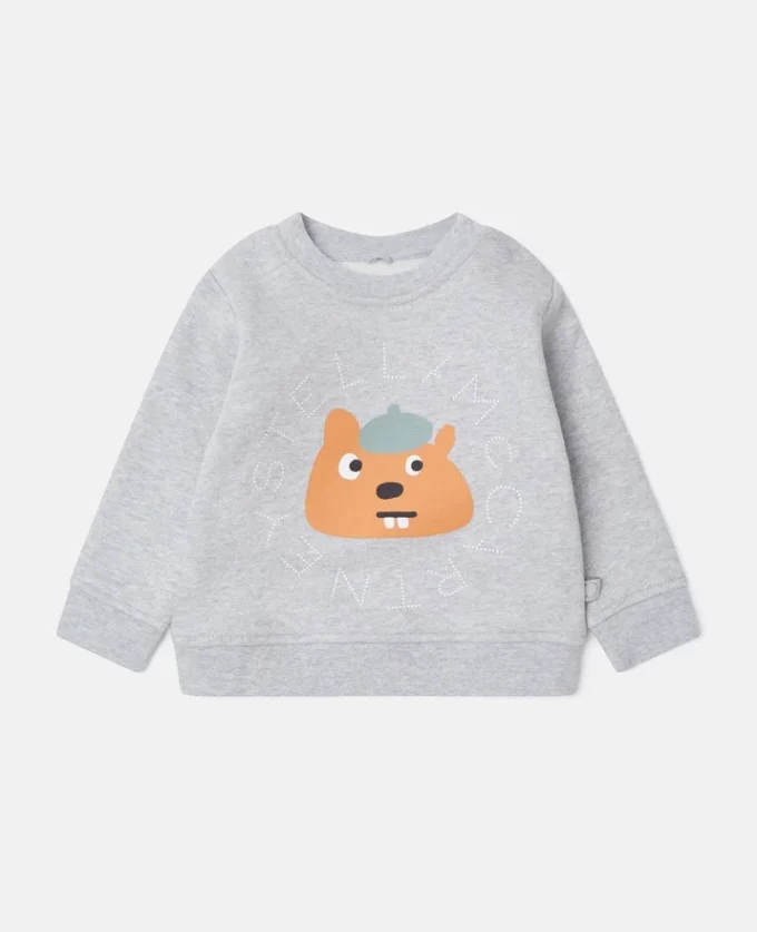 Squirrel Graphic Crewneck Sweatshirt Squirrel Graphic Crewneck Sweatshirt