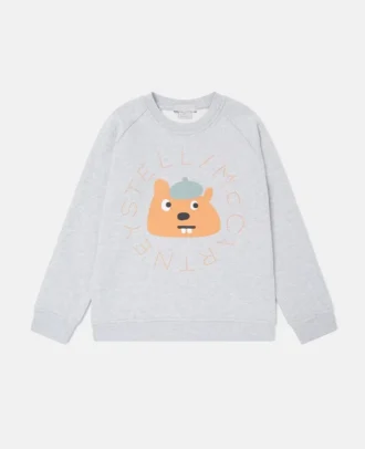 Squirrel Graphic Crewneck Sweatshirt