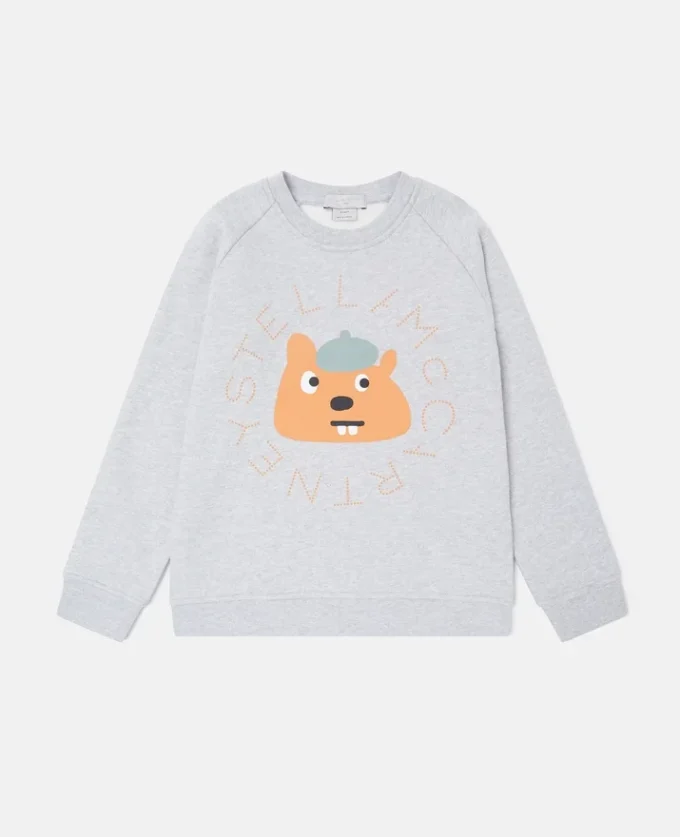 Squirrel Graphic Crewneck Sweatshirt Squirrel Graphic Crewneck Sweatshirt