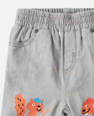 Squirrel Graphic Denim Jeans Squirrel Graphic Denim Jeans