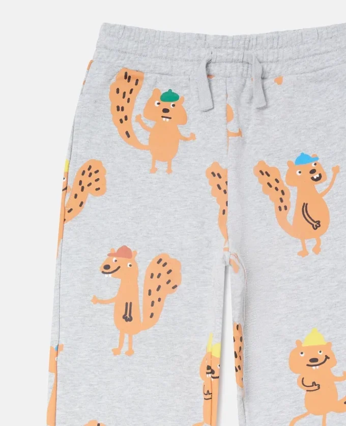 Squirrel Graphic Drawstring Sweatpants Squirrel Graphic Drawstring Sweatpants