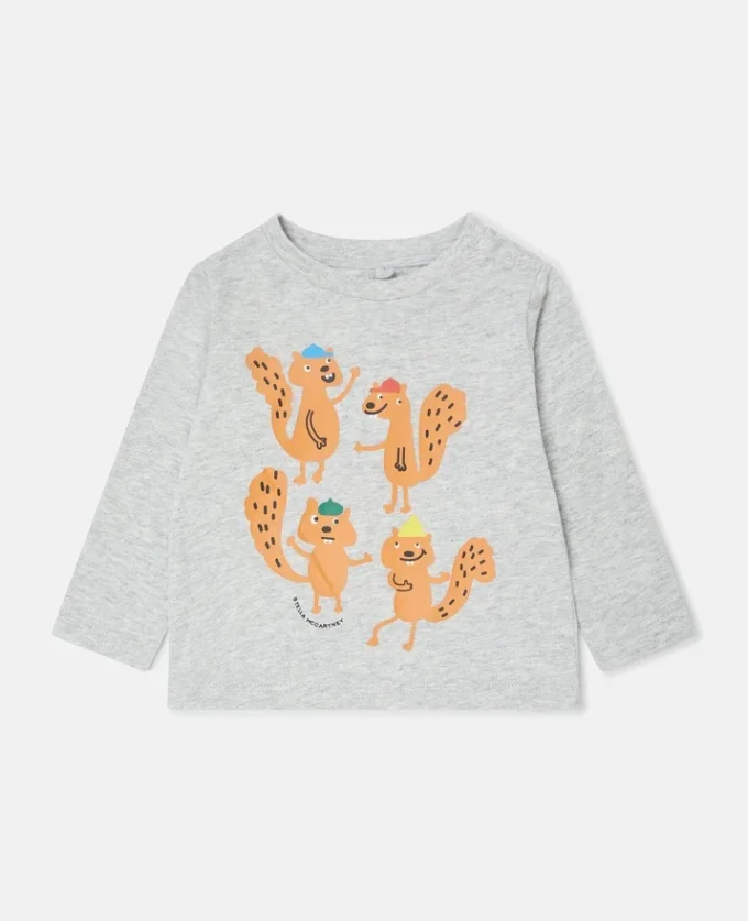 Squirrel Graphic Long-Sleeve Top Squirrel Graphic Long-Sleeve Top
