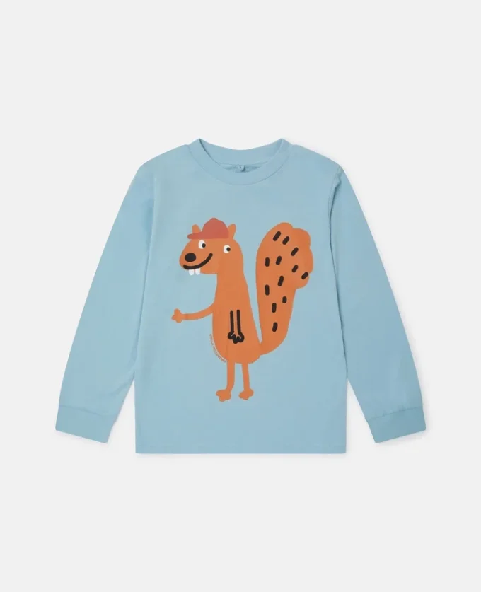 Squirrel Graphic Long-Sleeve Top Squirrel Graphic Long-Sleeve Top