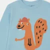 Squirrel Graphic Long-Sleeve Top Squirrel Graphic Long-Sleeve Top