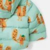 Squirrel Print Hooded Puffer Coat Squirrel Print Hooded Puffer Coat