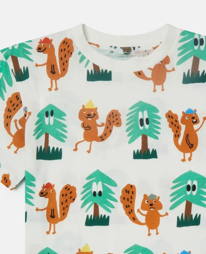 Squirrel Print T-Shirt Squirrel Print T-Shirt