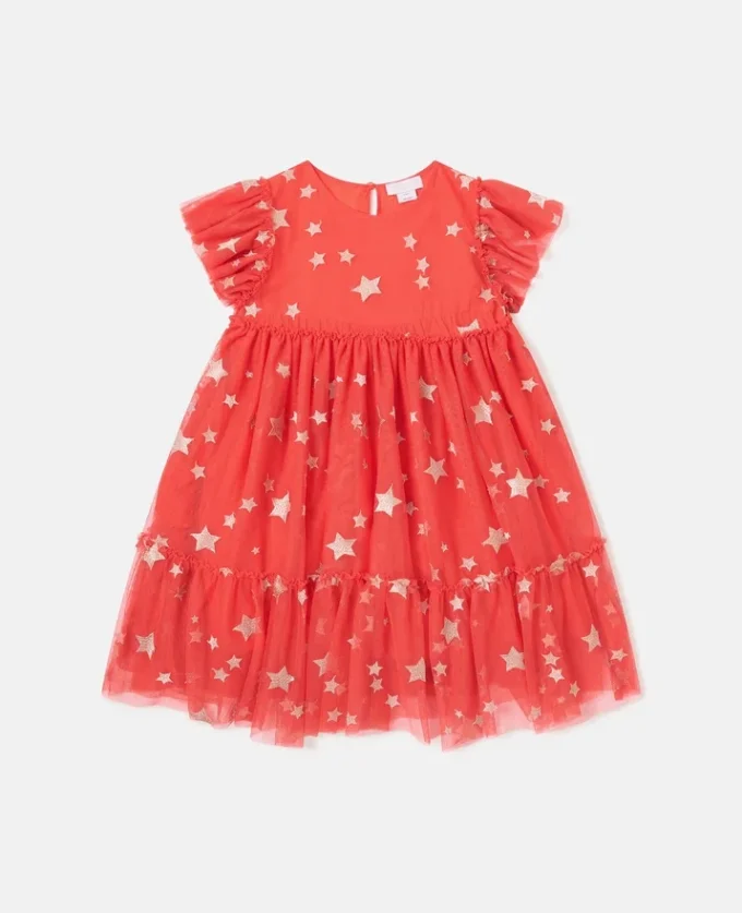 Star-Embroidered Tulle Dress Star-Embroidered Tulle Dress