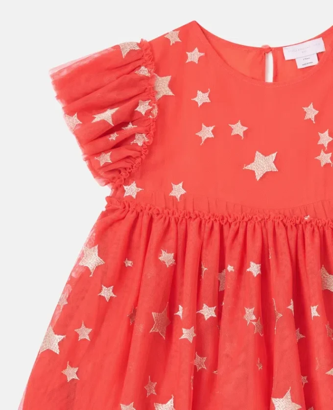 Star-Embroidered Tulle Dress Star-Embroidered Tulle Dress