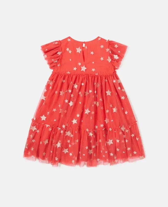 Star-Embroidered Tulle Dress Star-Embroidered Tulle Dress