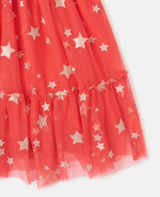 Star-Embroidered Tulle Dress Star-Embroidered Tulle Dress