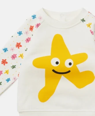 Star Graphic Crewneck Sweatshirt