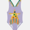 Star Graphic Fringe Swimsuit Star Graphic Fringe Swimsuit