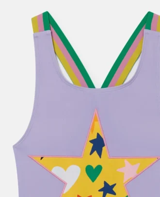 Star Graphic Fringe Swimsuit
