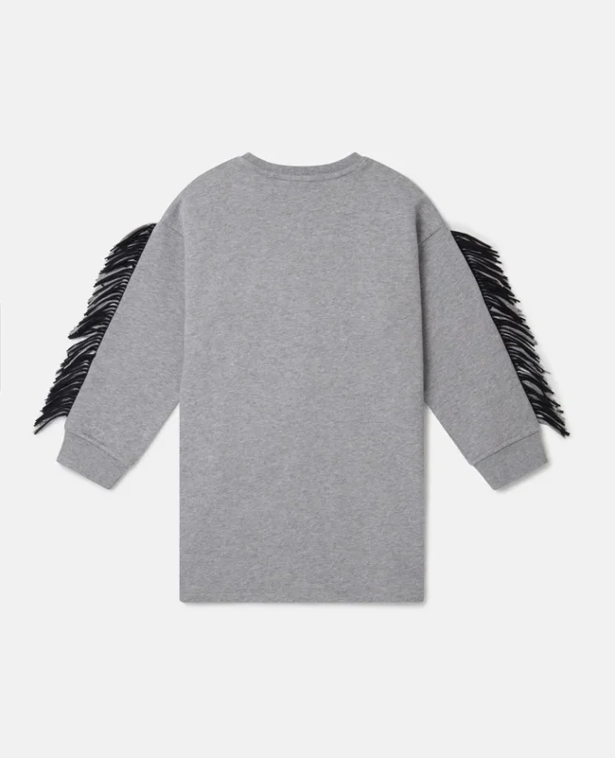Star Graphic Fringed Dress Star Graphic Fringed Dress