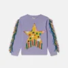 Star Graphic Fringed Sweatshirt Star Graphic Fringed Sweatshirt