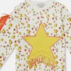 Star Graphic Fringed Sweatshirt Dress Star Graphic Fringed Sweatshirt Dress