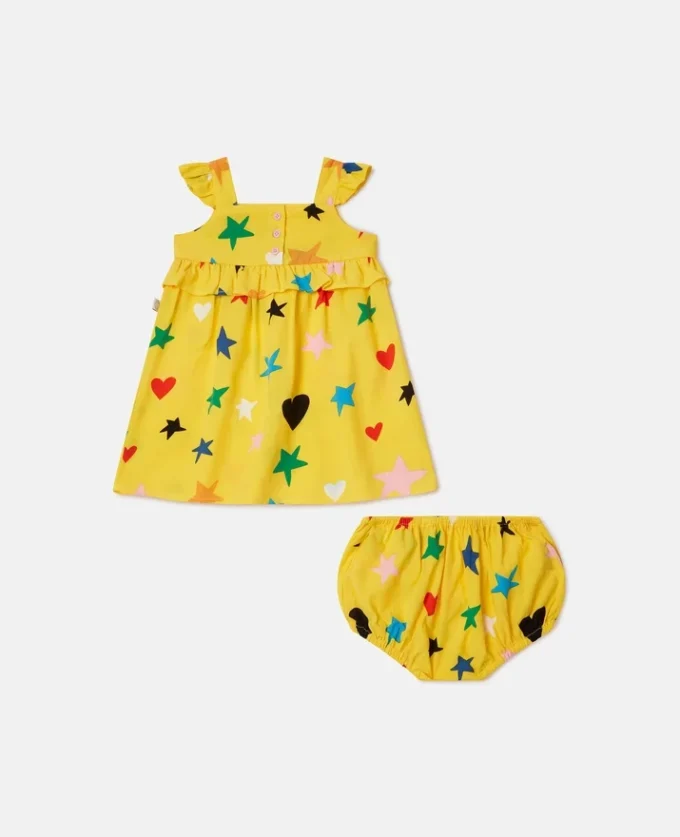 Star Pattern Dress and Bloomers Set Star Pattern Dress and Bloomers Set