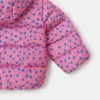 Star Print Hooded Puffer Coat Star Print Hooded Puffer Coat