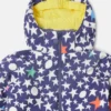 Star Print Hooded Ski Jacket Star Print Hooded Ski Jacket
