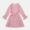 Star Print Long-Sleeve Dress Star Print Long-Sleeve Dress