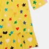 Star Print Long-Sleeve Dress Star Print Long-Sleeve Dress