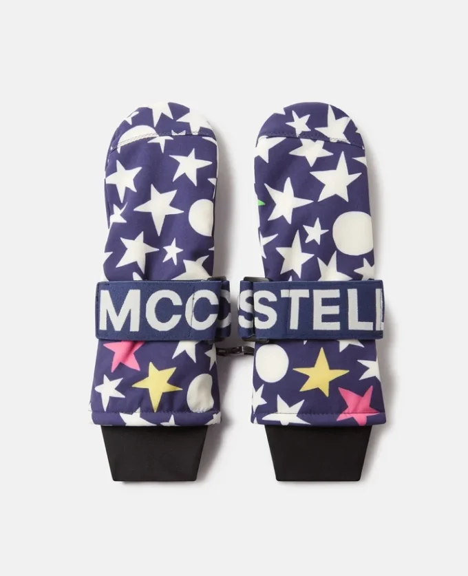 Star Print Ski Gloves Star Print Ski Gloves