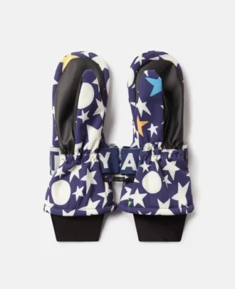 Star Print Ski Gloves Star Print Ski Gloves
