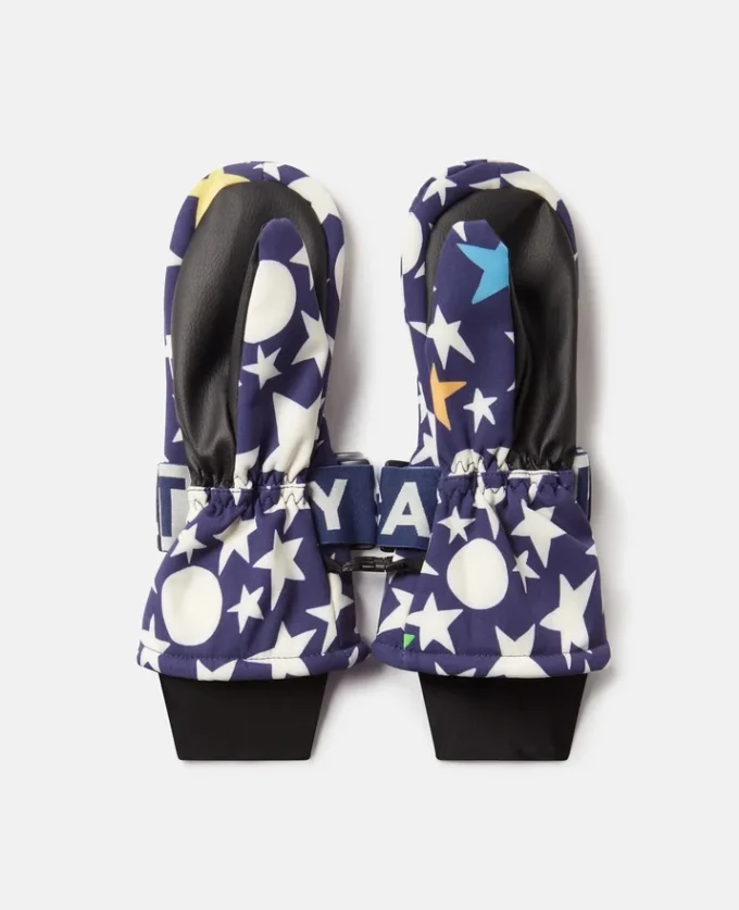 Star Print Ski Gloves Star Print Ski Gloves