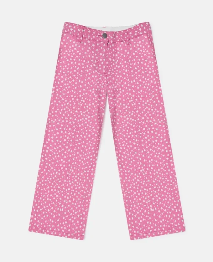 Star Print Straight-Leg Denim Jeans Star Print Straight-Leg Denim Jeans