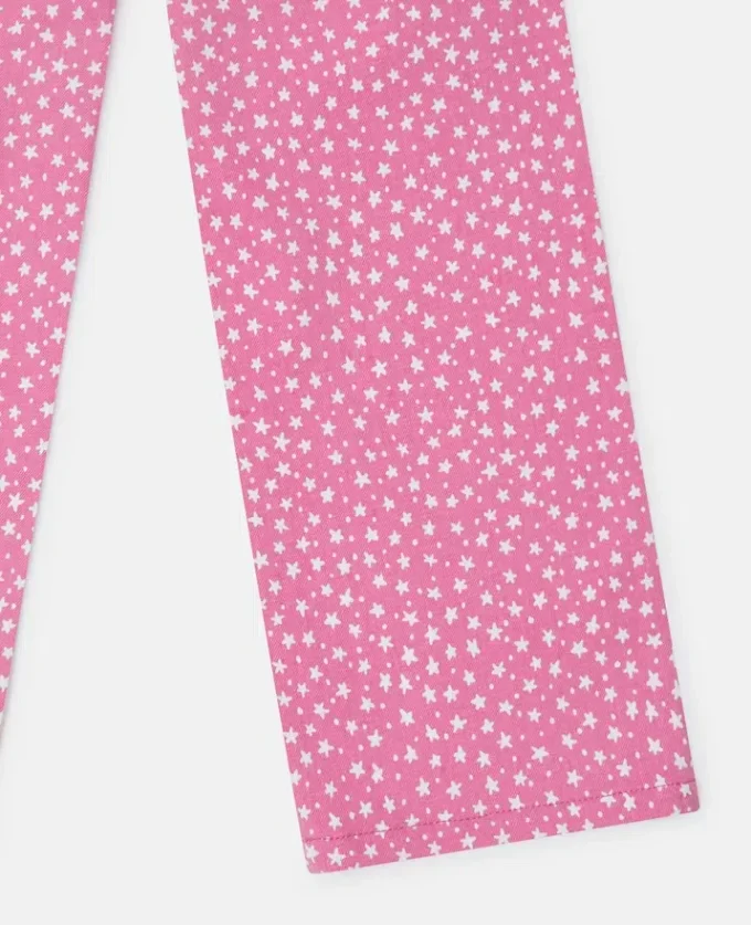 Star Print Straight-Leg Denim Jeans Star Print Straight-Leg Denim Jeans