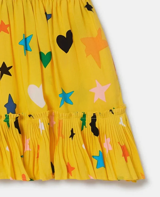 Star Print Tiered Skirt Star Print Tiered Skirt