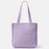 Stay Earthy Graphic Knitted Tote Bag Stay Earthy Graphic Knitted Tote Bag