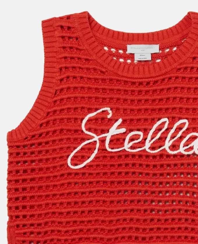 Stella Embroidered Crochet Sleeveless Top Stella Embroidered Crochet Sleeveless Top