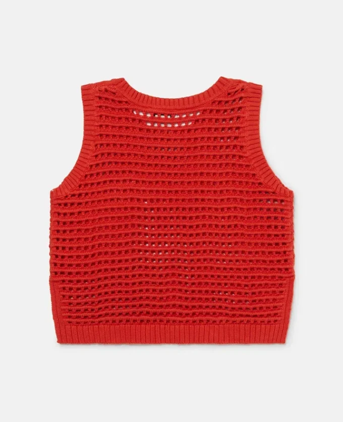 Stella Embroidered Crochet Sleeveless Top Stella Embroidered Crochet Sleeveless Top