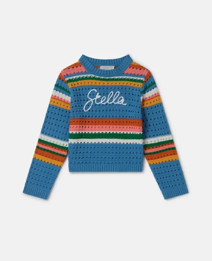 Stella Embroidered Crochet Sweater Stella Embroidered Crochet Sweater