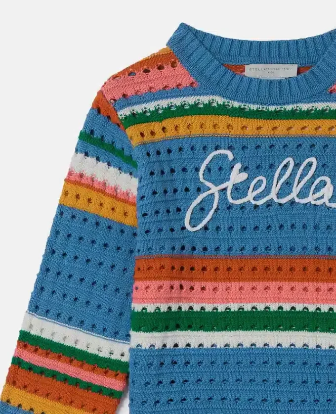 Stella Embroidered Crochet Sweater Stella Embroidered Crochet Sweater
