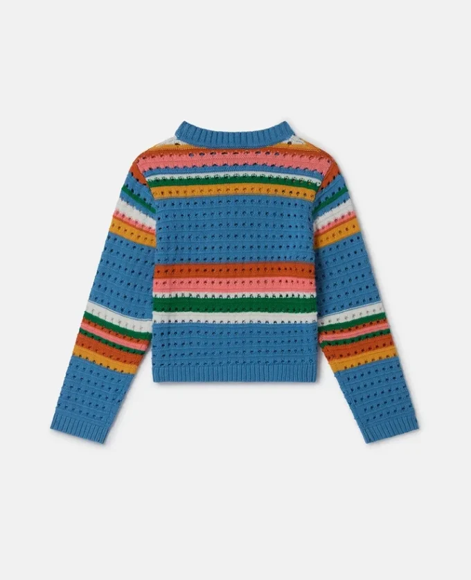 Stella Embroidered Crochet Sweater Stella Embroidered Crochet Sweater