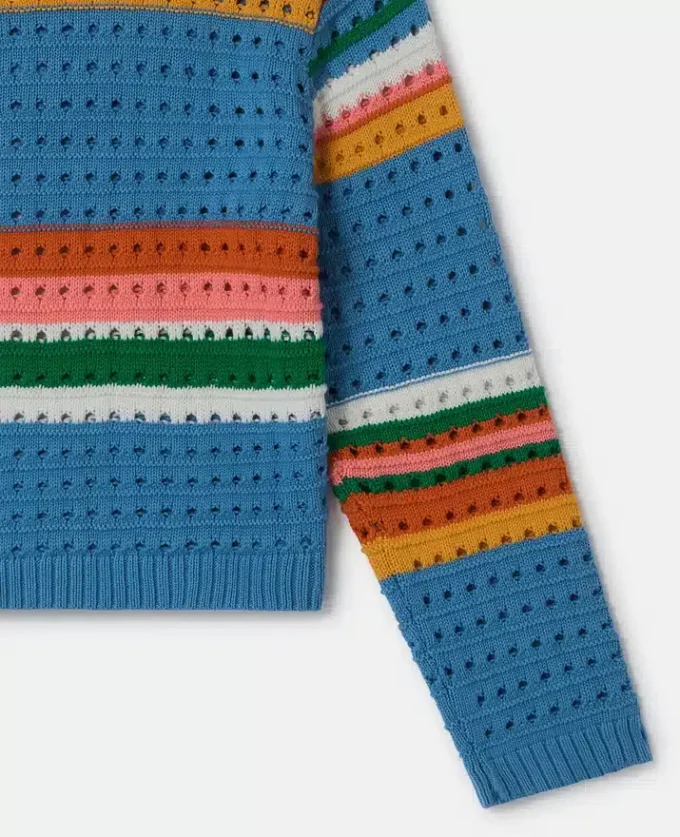 Stella Embroidered Crochet Sweater Stella Embroidered Crochet Sweater