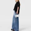 Faded Wide-Leg High-Rise Denim Jeans Faded Wide-Leg High-Rise Denim Jeans