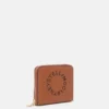 Stella Logo Grainy Studded Zip Mini Wallet Stella Logo Grainy Studded Zip Mini Wallet