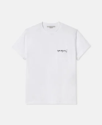 Stella Logo Heart Embroidery T-Shirt Stella Logo Heart Embroidery T-Shirt