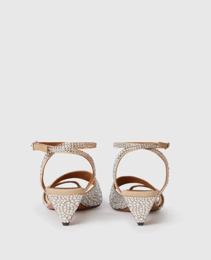 Stella Spur Crystal Hotfix Kitten Heels Stella Spur Crystal Hotfix Kitten Heels
