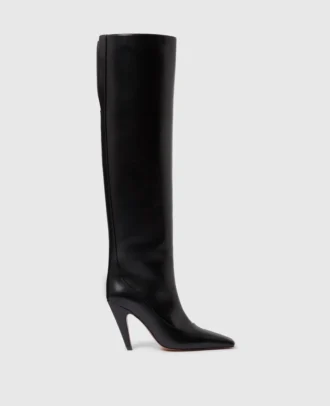 Stella Spur Knee-High Heeled Boots