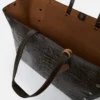 Stella Studs Large Croc-Embossed Tote Bag Stella Studs Large Croc-Embossed Tote Bag