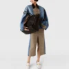 Stella Studs Large Croc-Embossed Tote Bag Stella Studs Large Croc-Embossed Tote Bag